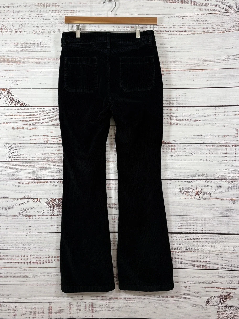 ModCloth All Aboard For Corduroy Navy Mid Rise Flare Pants - Picture 8 of 16
